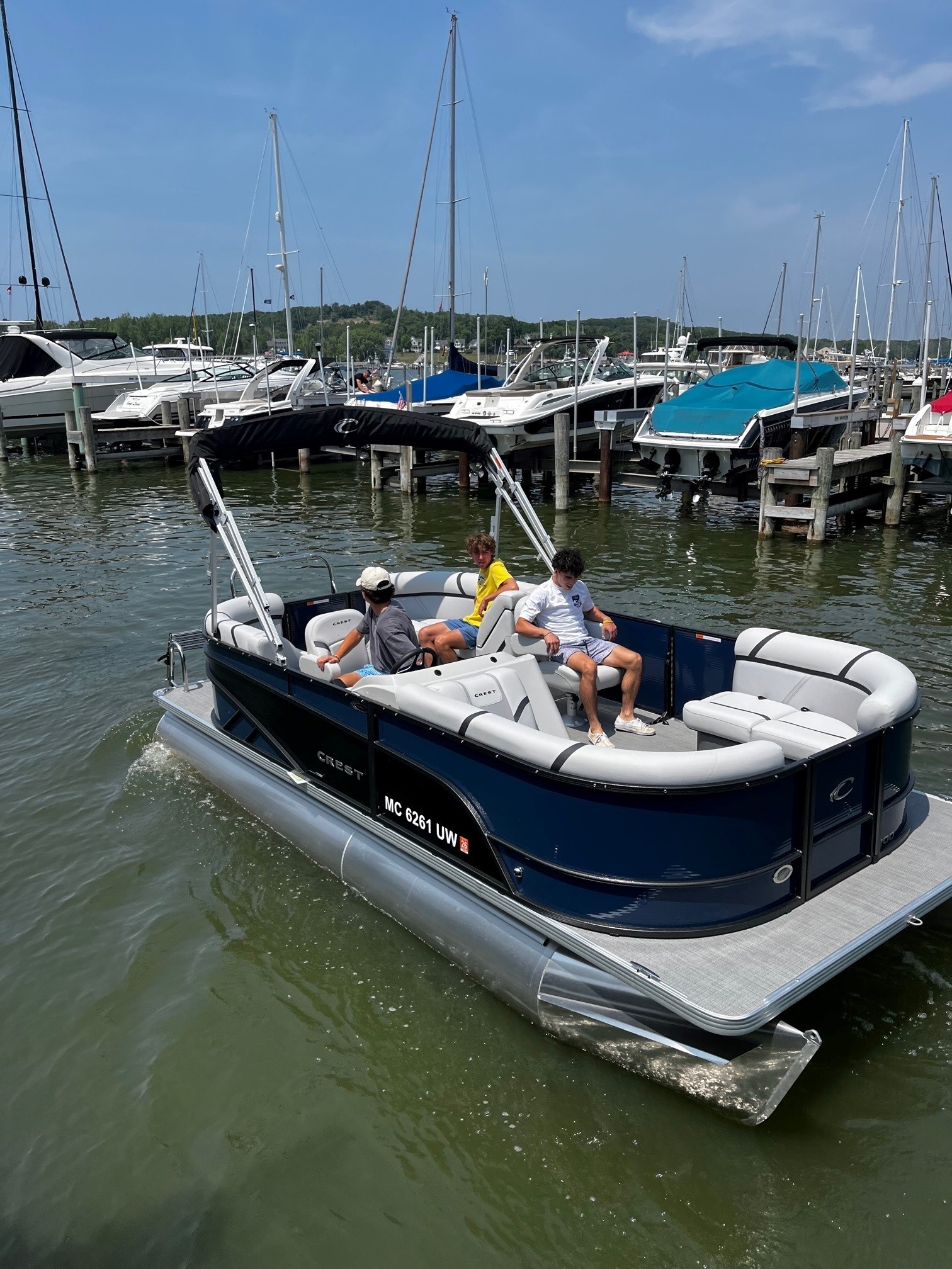 Pontoon Boat Rental Holland, Michigan | Mac Adventures